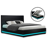 IlluminaLux RGB Bedframe - Gaslift Storage