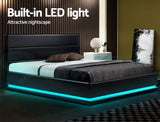 IlluminaLux RGB Bedframe - Gaslift Storage